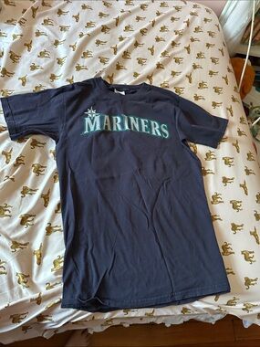 Seattle Mariners Kids Navy Blue Graphic T‑Shirt